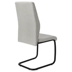 Monarch Chairs with Black Base (Set of 2) - - Grey Hot