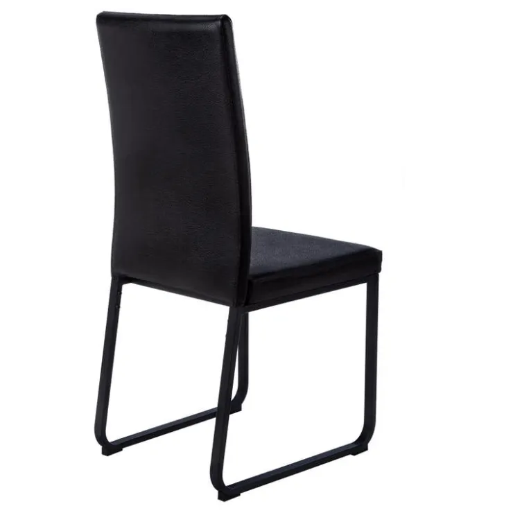 Monarch Chairs with Base (Set of 2) - - Black Hot