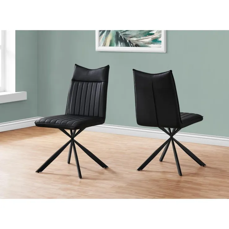 Monarch Chairs with Spider Legs (Set of 2) - - Black Online