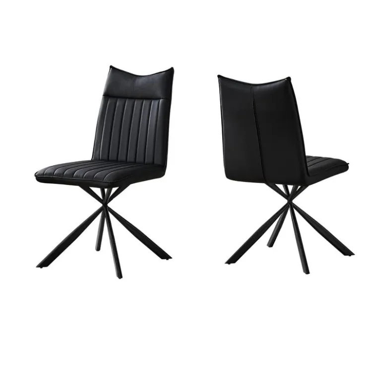 Monarch Chairs with Spider Legs (Set of 2) - - Black Online