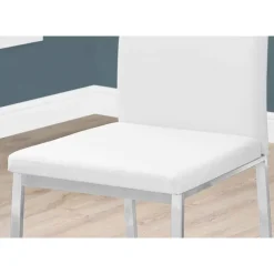 Monarch Chairs with Chrome Base (Set of 2) - - White Best
