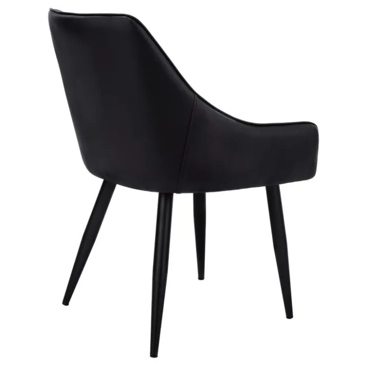 Monarch Chairs with Low Arms (Set of 2) - - Black Sale