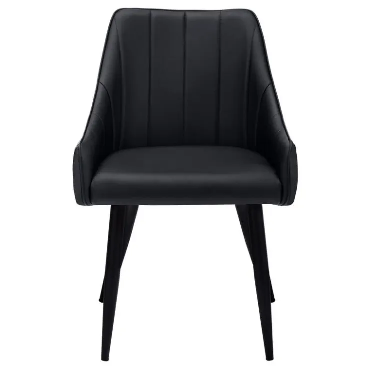 Monarch Chairs with Low Arms (Set of 2) - - Black Sale