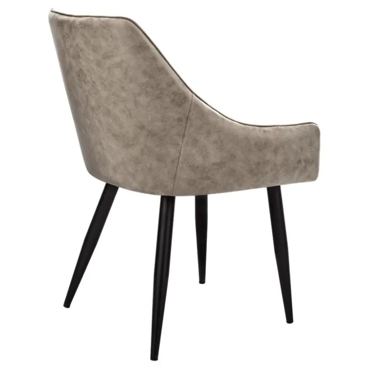 Monarch Chairs with Low Arms (Set of 2) - - Taupe Clearance