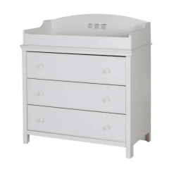 Meubles South Shore Changing Table With Drawers - South Shore PURE WHITE Clearance
