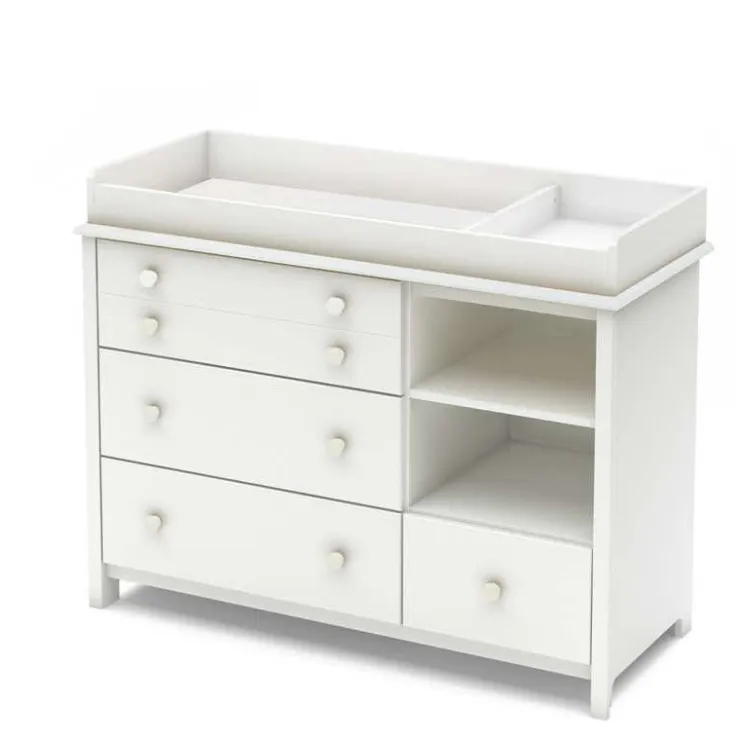 Meubles South Shore Changing Table With Removable Changing Station - South Shore PURE WHITE Outlet