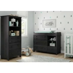 Meubles South Shore Changing Table With Station - South Shore GRAY OAK Online