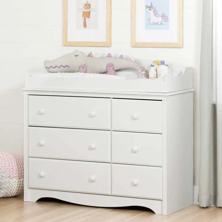 Meubles South Shore Changing Table/Dresser - South Shore PURE WHITE Discount