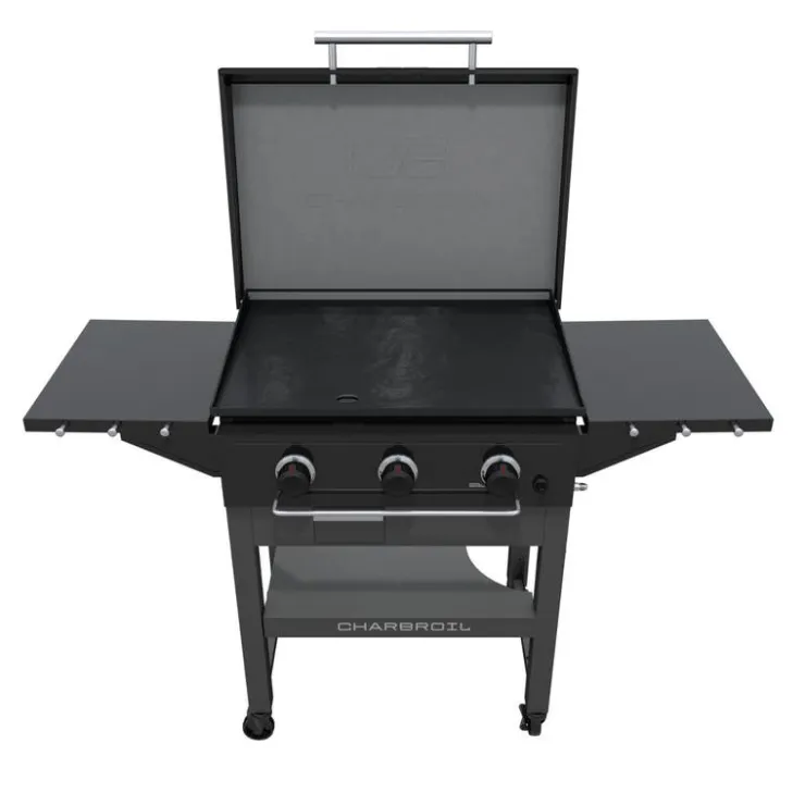 CHARBROIL Propane Gas Griddle with 3 Burners - 36 000 BTU Black Discount