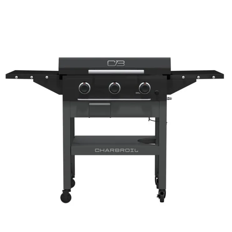 CHARBROIL Propane Gas Griddle with 3 Burners - 36 000 BTU Black Discount