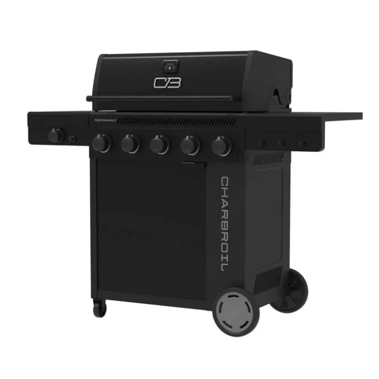CHARBROIL Propane Gas Grill with 5 Burners - 47 000 BTU Black Outlet