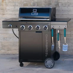 CHARBROIL Propane Gas Grill with 4 Burners - 41 000 BTU Black Best