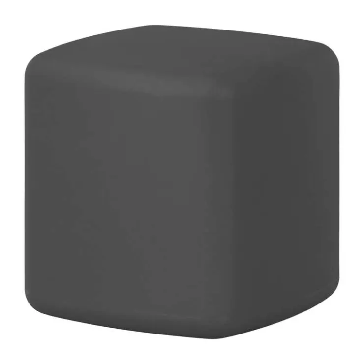 Meubles South Shore Charcoal Grey Pouf - South Shore Dark Gray