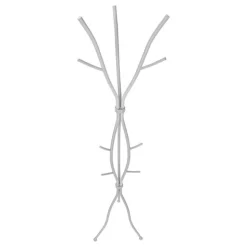 Monarch Coat rack - 8 hooks / branch shaped / contemporary hammered metal - 74
