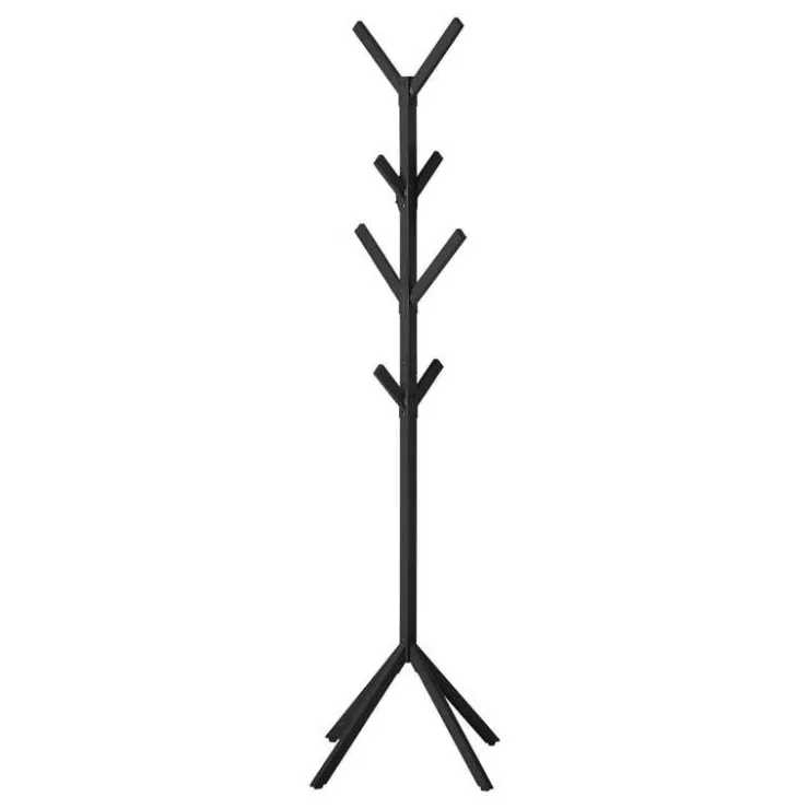 Monarch Coat rack - 70"h / metal Black
