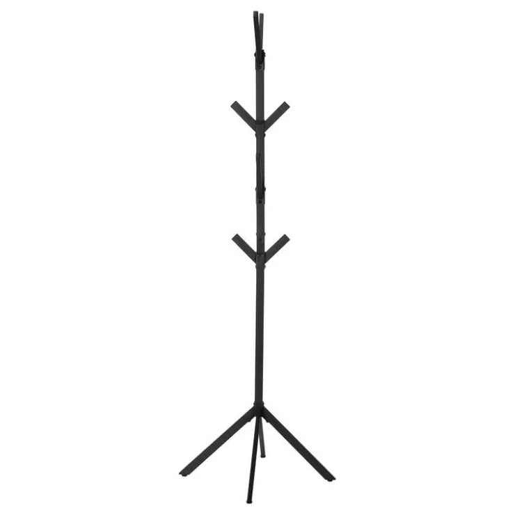 Monarch Coat rack - 70"h / metal Black