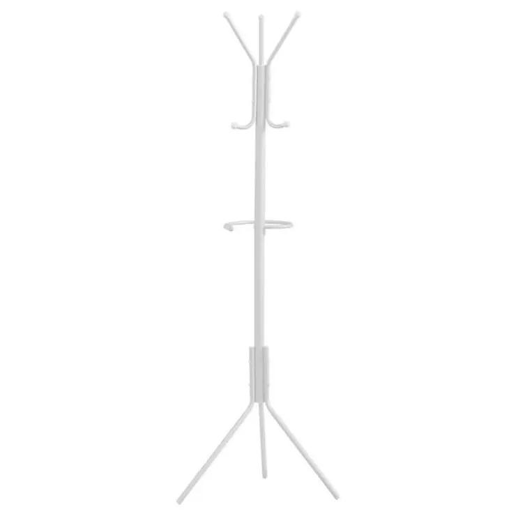 Monarch Coat rack - 68"h / metal White