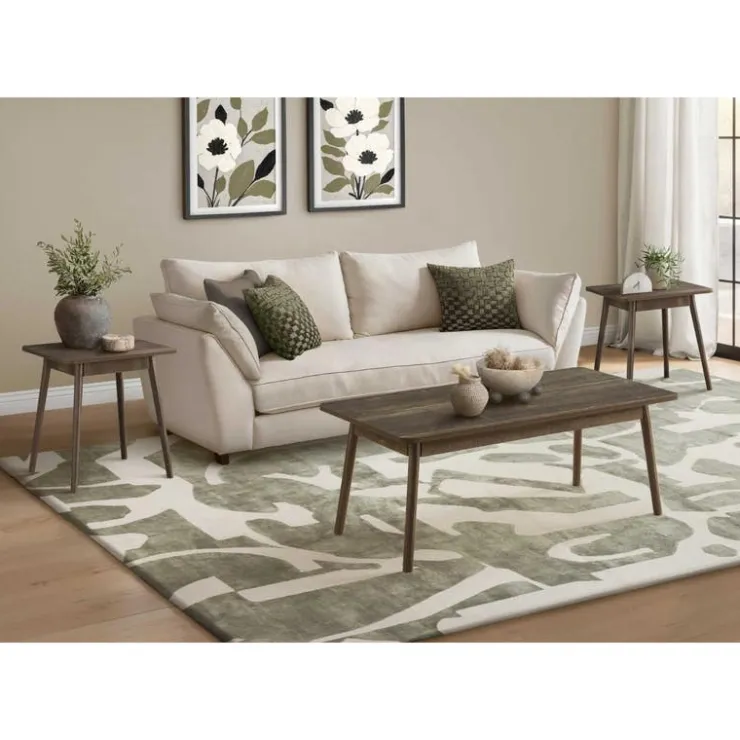 Monarch Coffee Table Set - 3pcs - Brown Sale