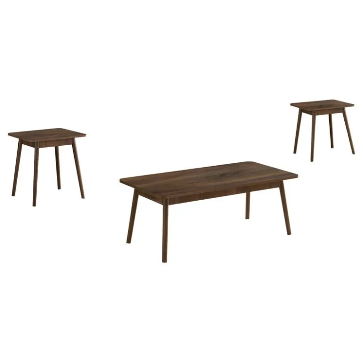Monarch Coffee Table Set - 3pcs - Walnut Hot