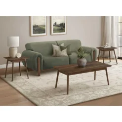 Monarch Coffee Table Set - 3pcs - Walnut Hot