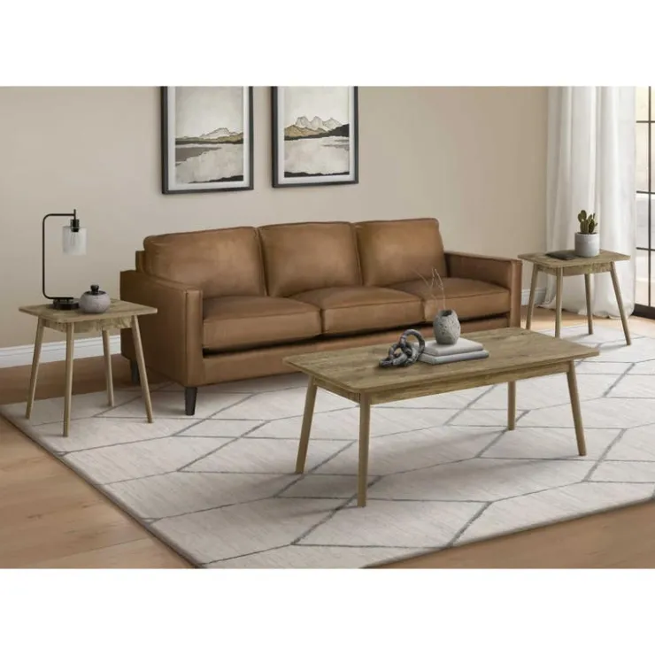 Monarch Coffee Table Set - 3pcs - Brown Outlet