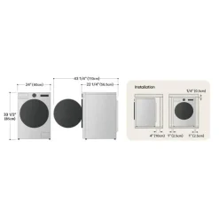 LG Compact Washer White Online