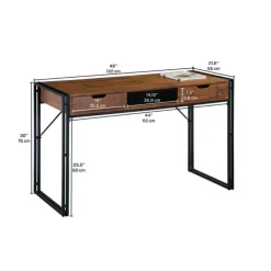 Computer desk Brown Discount