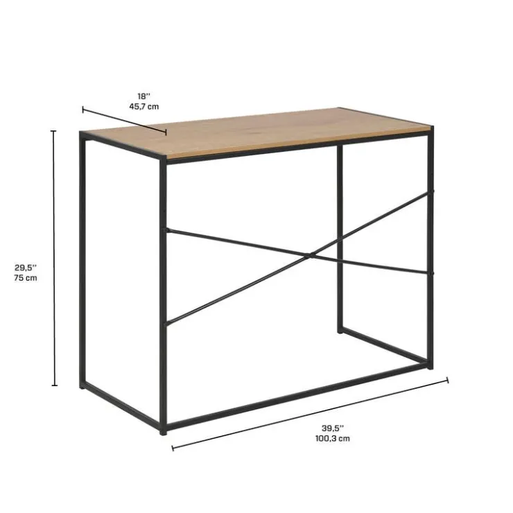 Computer Desk Oak New