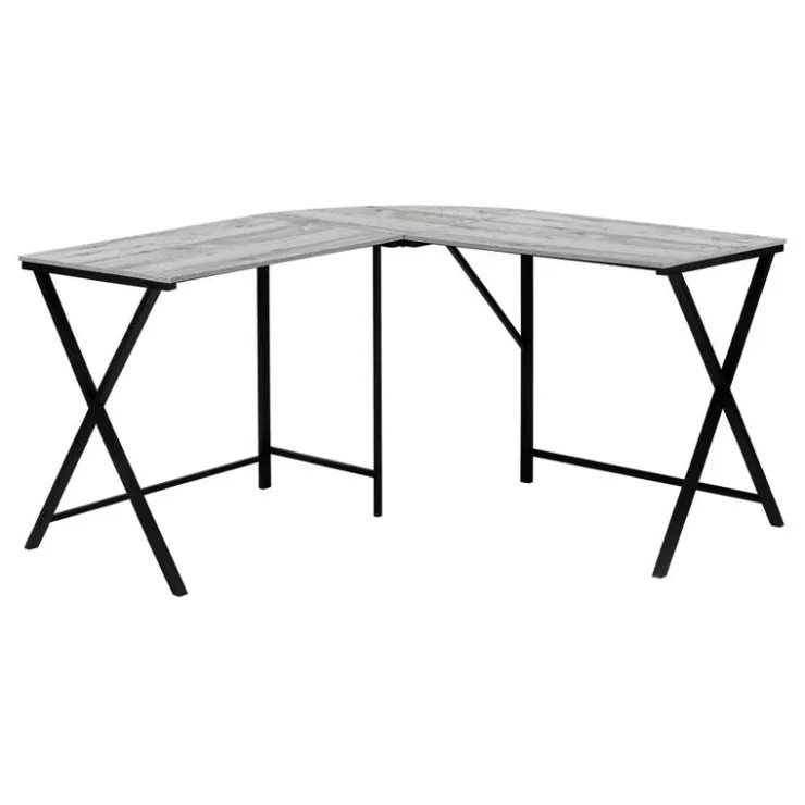 Monarch Computer Desk 55" - Grey Clearance