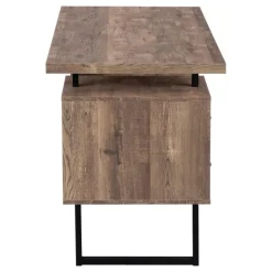 Monarch Computer desk - 3 storage drawers / reversible / floating desktop - 60