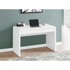 Monarch Computer desk - 1 storage drawer - 48"l - glossy - White Sale