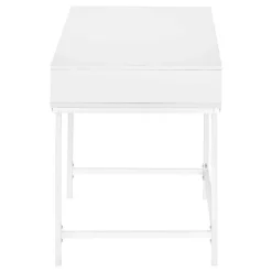 Monarch Computer desk - 2 storage drawers / recessed metal legs - 48
