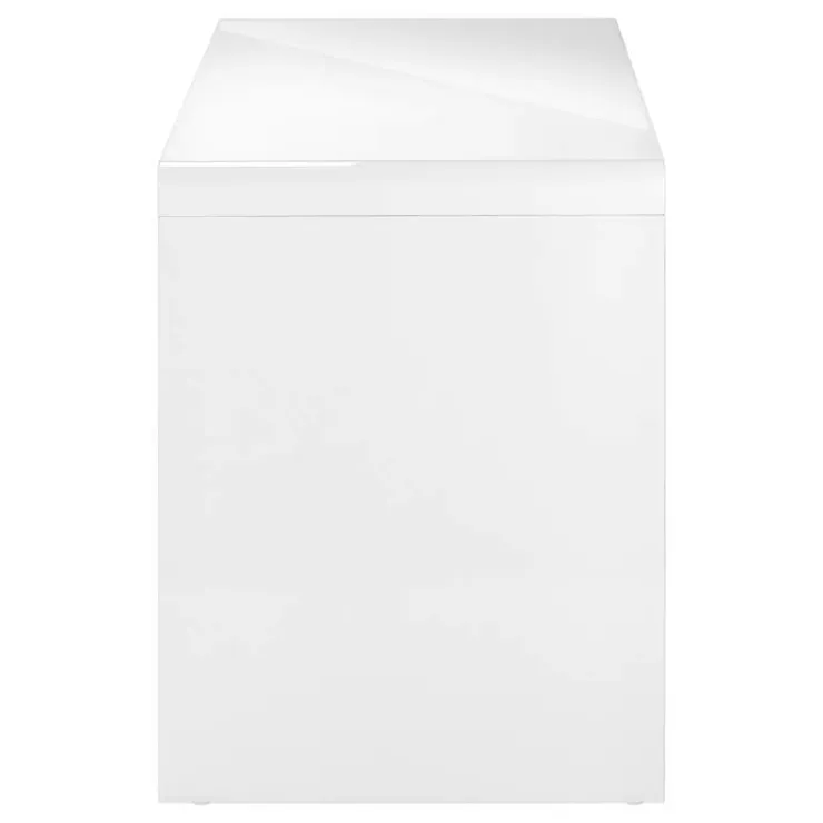 Monarch Computer desk - 2 storage drawers / left or right setup - 60"l - glossy - White Sale
