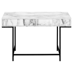 Monarch Computer desk - 2 storage drawers / recessed metal legs - 48