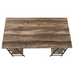 Monarch Computer desk - 3 tiers / 4 open shelves / sawhorse style - 48