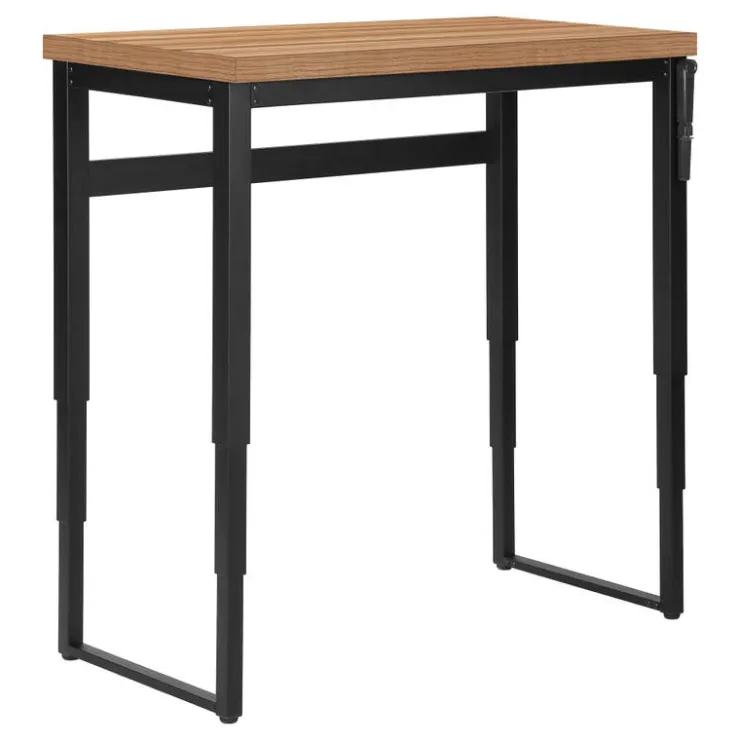 Monarch Computer desk - adjustable height / standing desk / thick table top - 48"l x - Brown Outlet