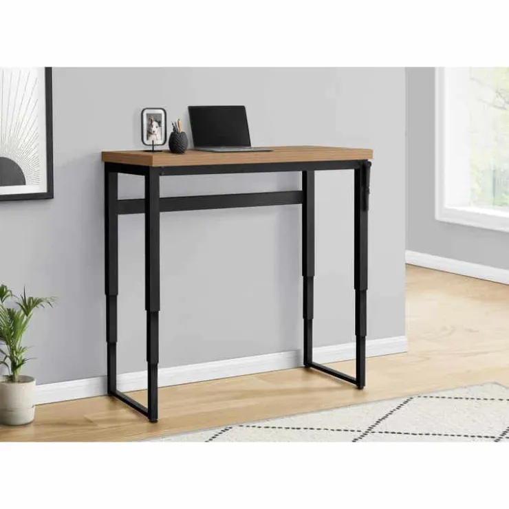 Monarch Computer desk - adjustable height / standing desk / thick table top - 48"l x - Brown Outlet