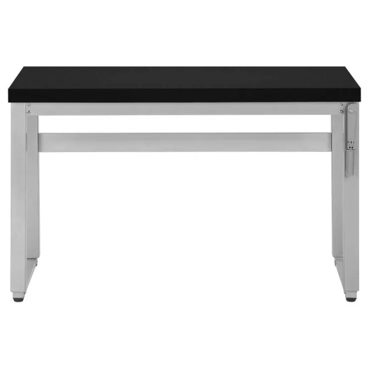 Monarch Computer desk - adjustable height / standing desk / thick table top - 48"l x - Black New