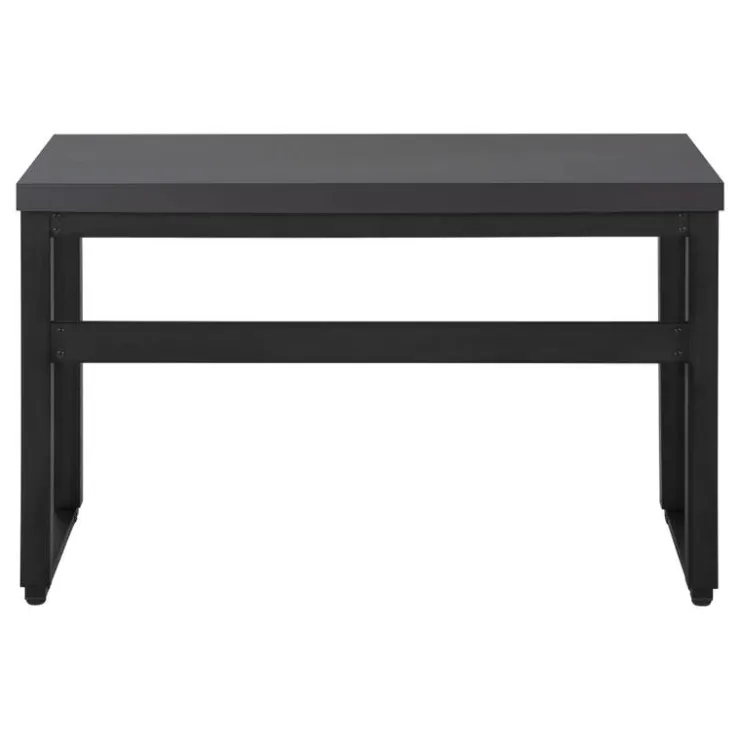 Monarch Computer desk - adjustable height / standing desk / thick table top - 48"l x - Grey