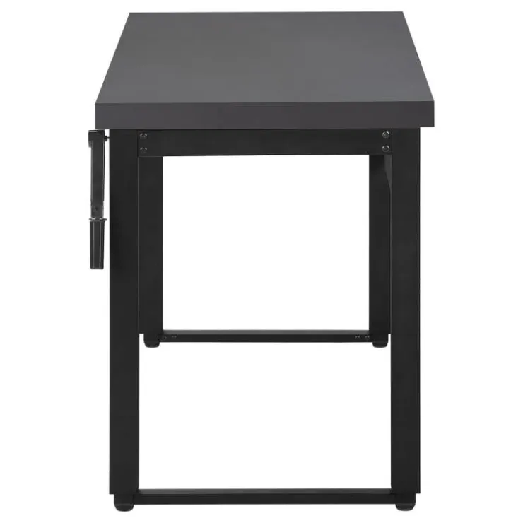 Monarch Computer desk - adjustable height / standing desk / thick table top - 48"l x - Grey
