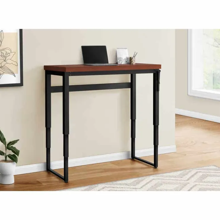 Monarch Computer desk - adjustable height / standing desk / thick table top - 48"l x - Cherry Discount