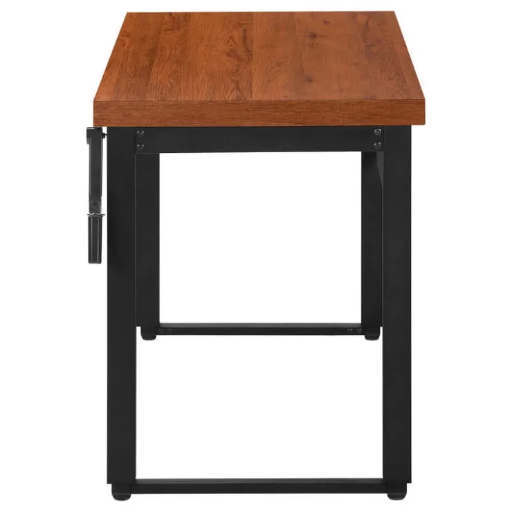 Monarch Computer desk - adjustable height / standing desk / thick table top - 48"l x - Cherry Discount