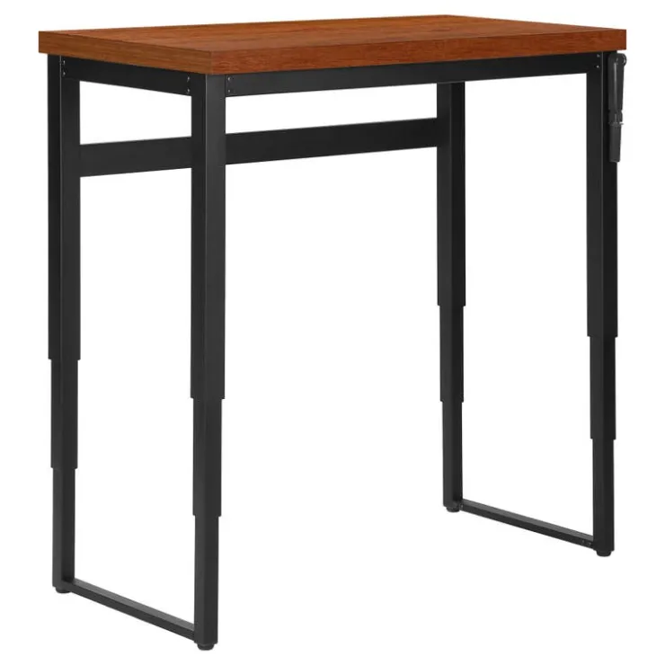 Monarch Computer desk - adjustable height / standing desk / thick table top - 48"l x - Cherry Discount