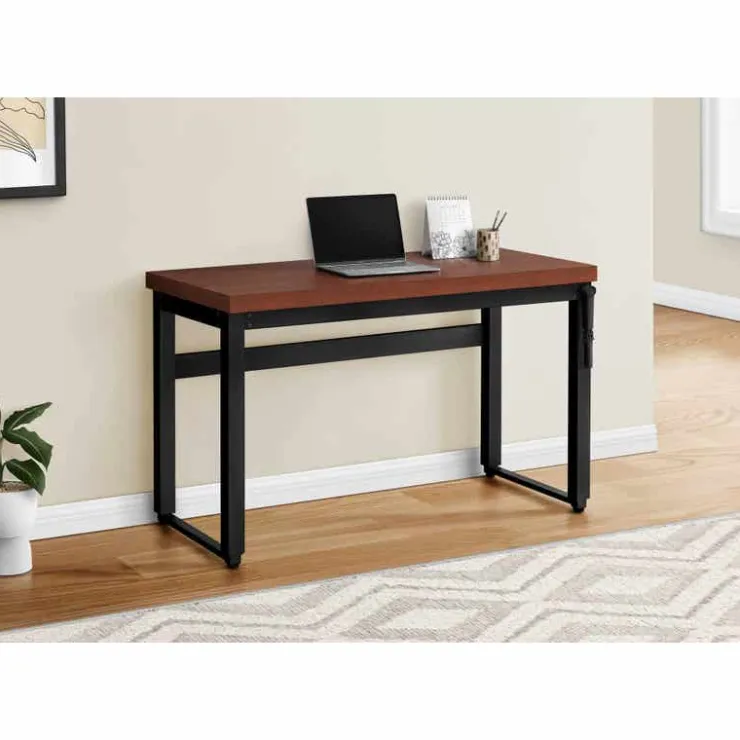 Monarch Computer desk - adjustable height / standing desk / thick table top - 48"l x - Cherry Discount