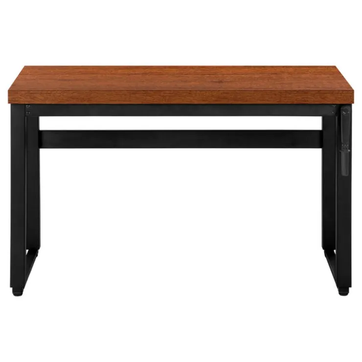 Monarch Computer desk - adjustable height / standing desk / thick table top - 48"l x - Cherry Discount