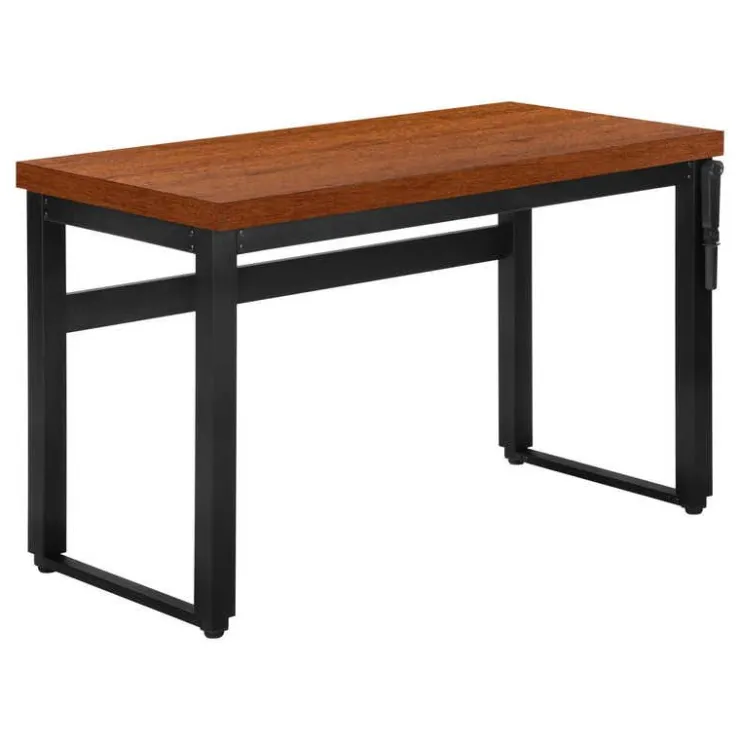 Monarch Computer desk - adjustable height / standing desk / thick table top - 48"l x - Cherry Discount
