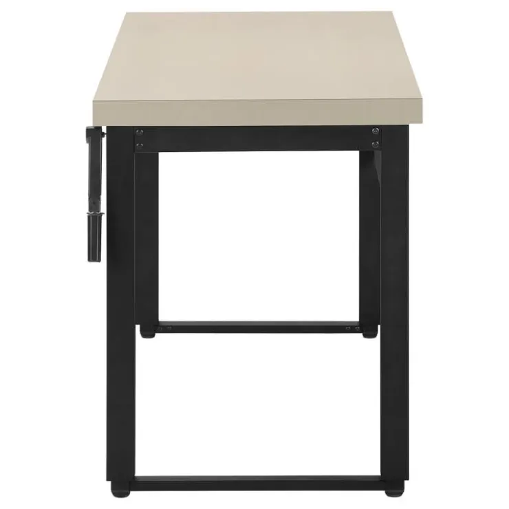 Monarch Computer desk - adjustable height / standing desk / thick table top - 48"l x - Taupe Discount