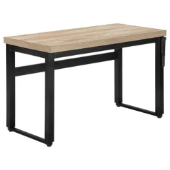 Monarch Computer desk - adjustable height / standing desk / thick table top - 48"l x - Natural