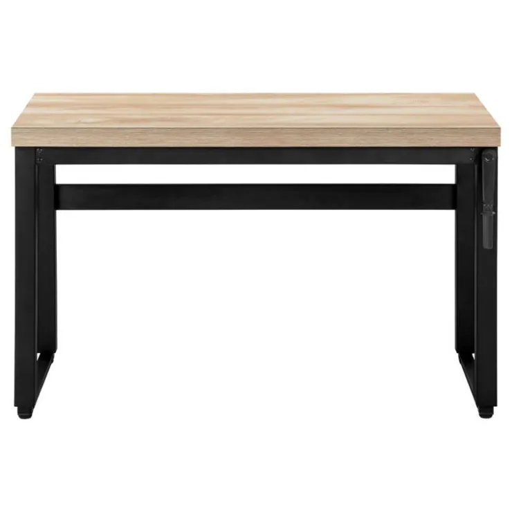 Monarch Computer desk - adjustable height / standing desk / thick table top - 48"l x - Natural