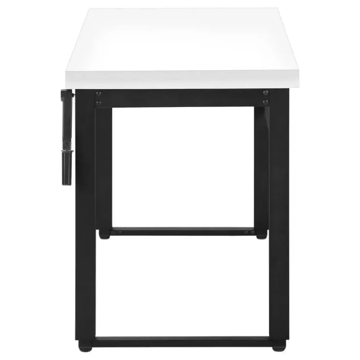 Monarch Computer desk - adjustable height / standing desk / thick table top - 48"l x - White Discount